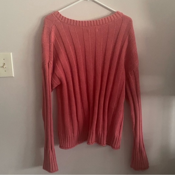 Aeropostale pink ribbed sweater - Picture 2 of 3
